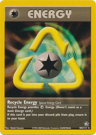 Recycle Energy (105/111) [Neo Genesis Unlimited] | Shuffle n Cut Hobbies & Games