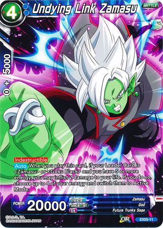 Undying Link Zamasu [EX03-11] | Shuffle n Cut Hobbies & Games