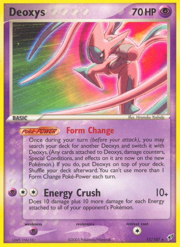 Deoxys (17/107) [EX: Deoxys] | Shuffle n Cut Hobbies & Games