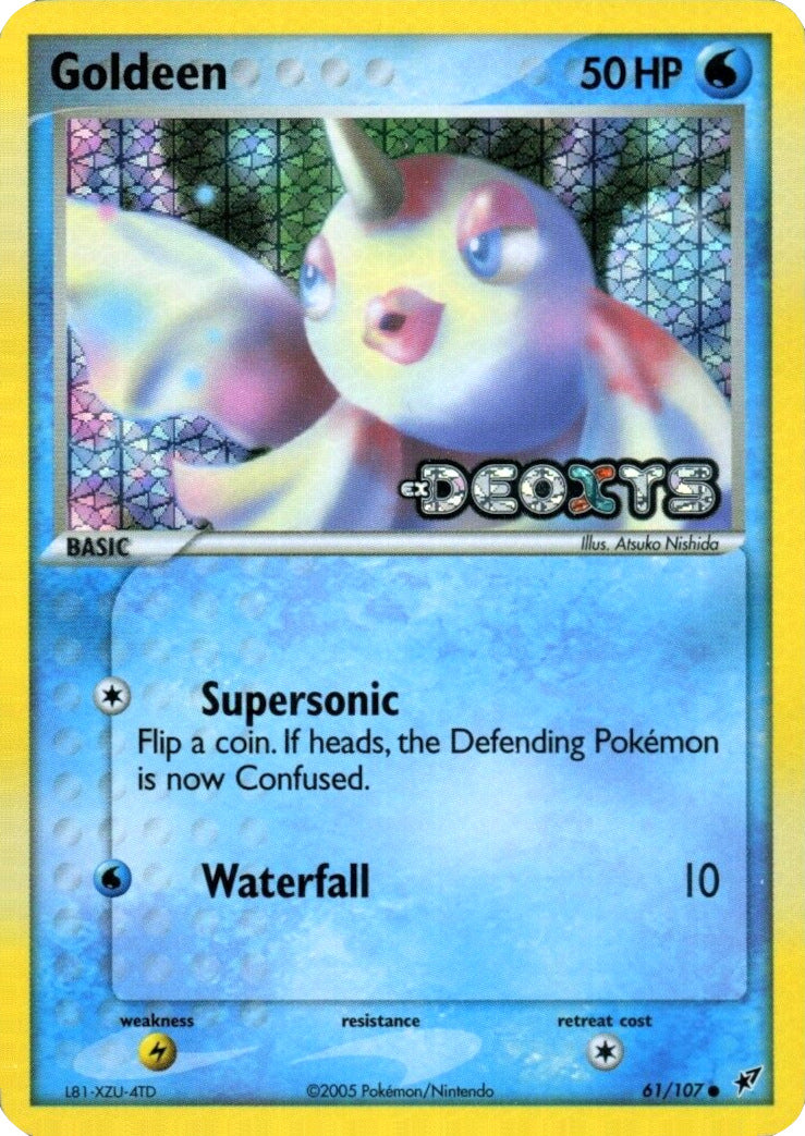 Goldeen (61/107) (Stamped) [EX: Deoxys] | Shuffle n Cut Hobbies & Games