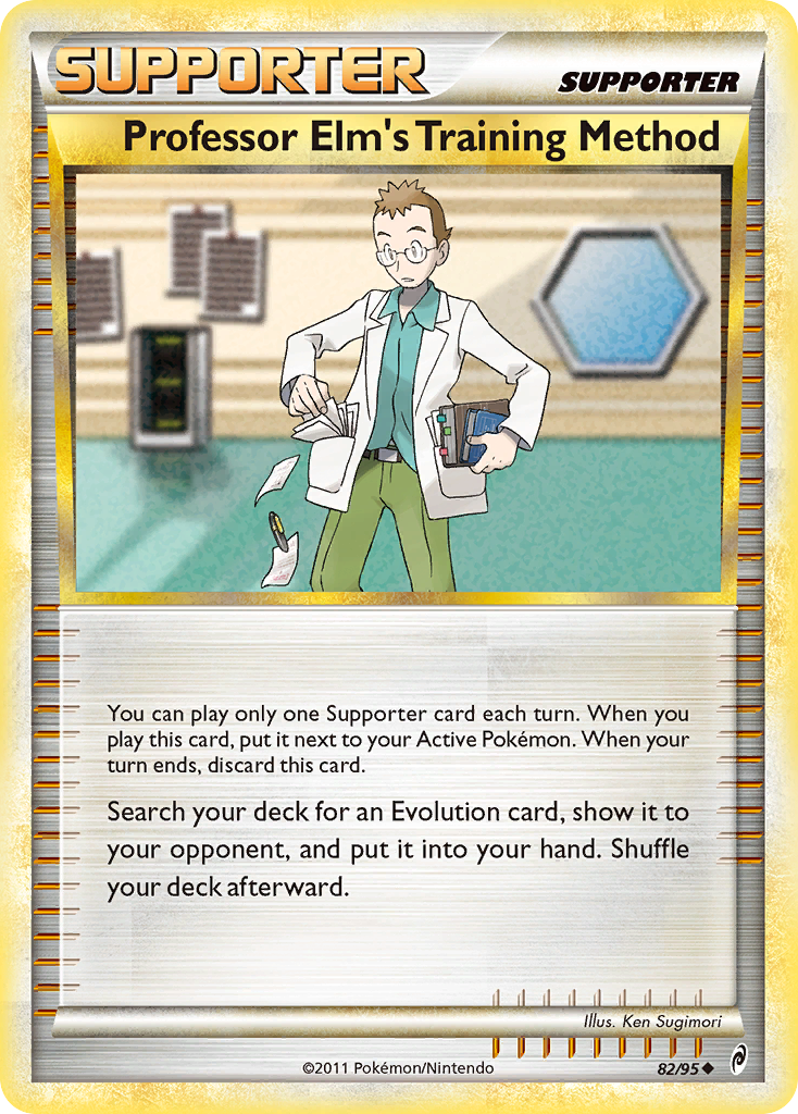 Professor Elm's Training Method (82/95) [HeartGold & SoulSilver: Call of Legends] | Shuffle n Cut Hobbies & Games