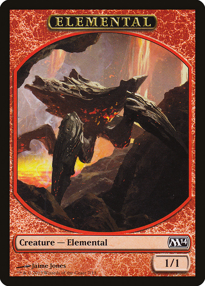 Elemental Token (7/13) [Magic 2014 Tokens] | Shuffle n Cut Hobbies & Games