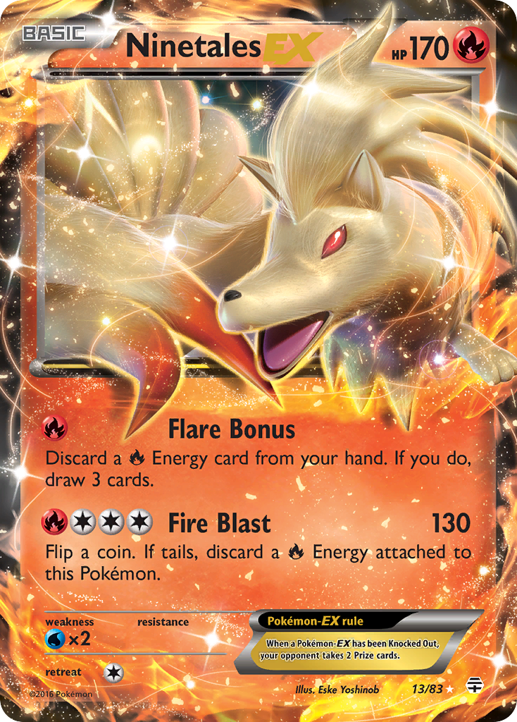 Ninetales EX (13/83) [XY: Generations] | Shuffle n Cut Hobbies & Games