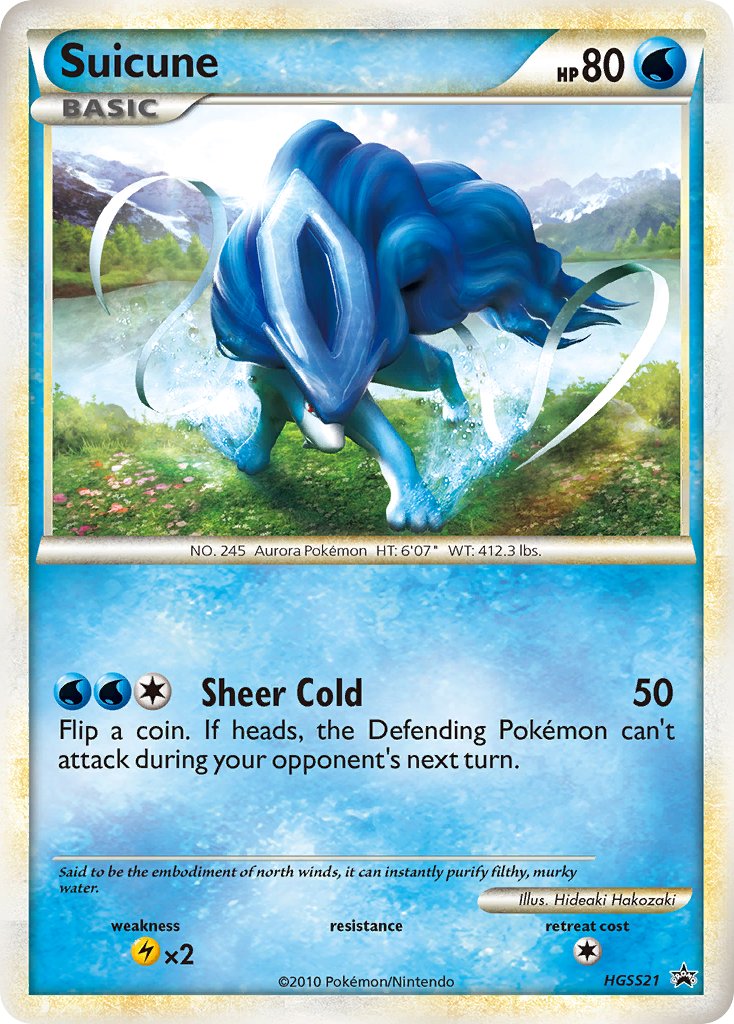 Suicune (HGSS21) [HeartGold & SoulSilver: Black Star Promos] | Shuffle n Cut Hobbies & Games