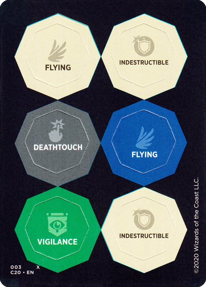 Punch Card Token (003 // 004) - Thick Stock [Commander 2020 Tokens] | Shuffle n Cut Hobbies & Games