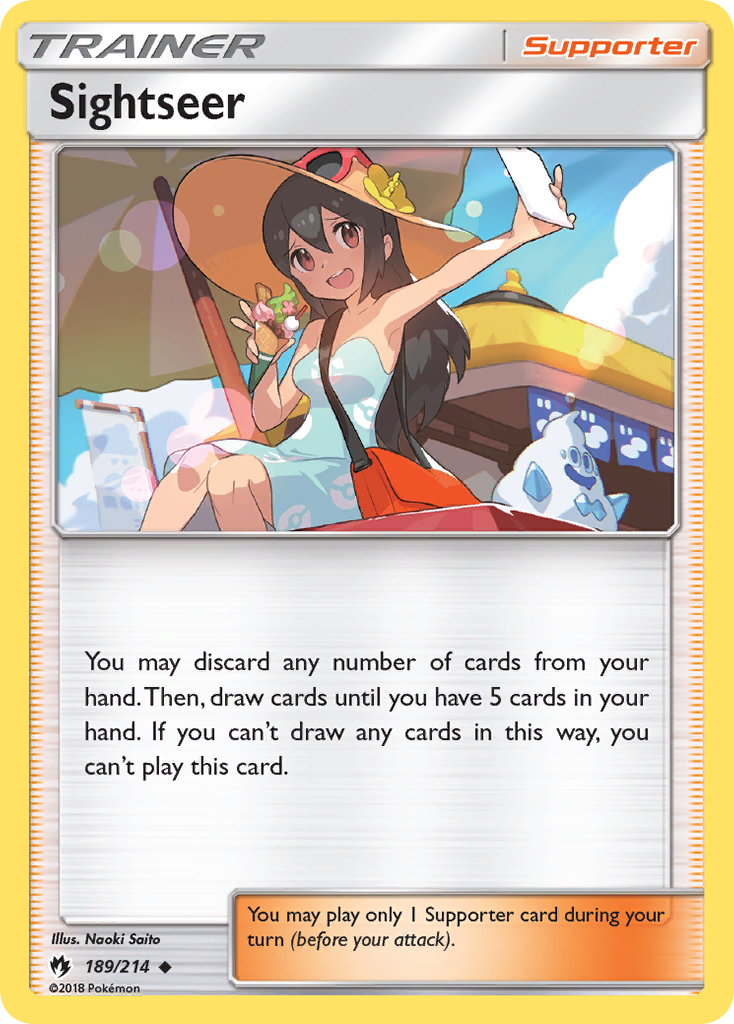 Sightseer (189/214) [Sun & Moon: Lost Thunder] | Shuffle n Cut Hobbies & Games