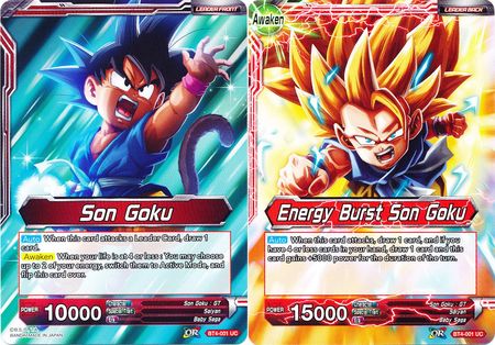 Son Goku // Energy Burst Son Goku [BT4-001] | Shuffle n Cut Hobbies & Games