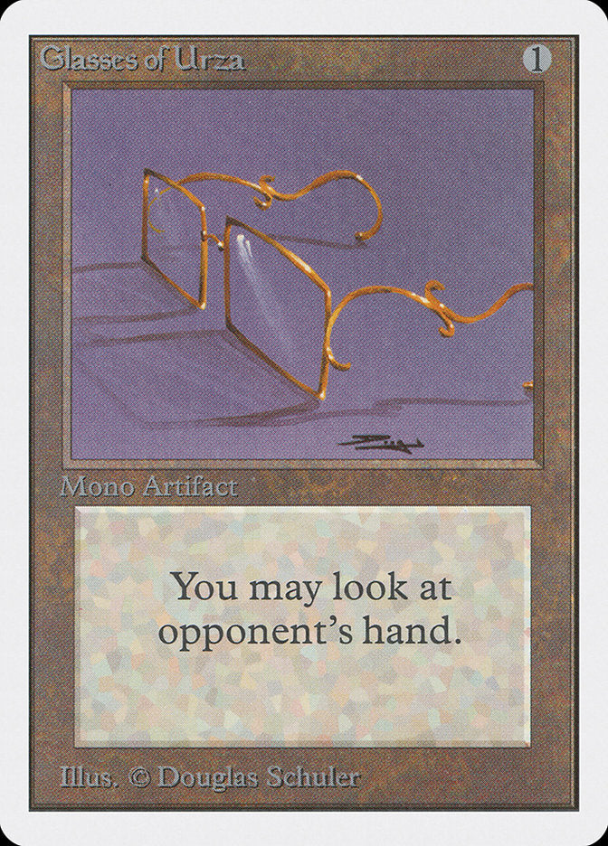 Glasses of Urza [Unlimited Edition] | Shuffle n Cut Hobbies & Games