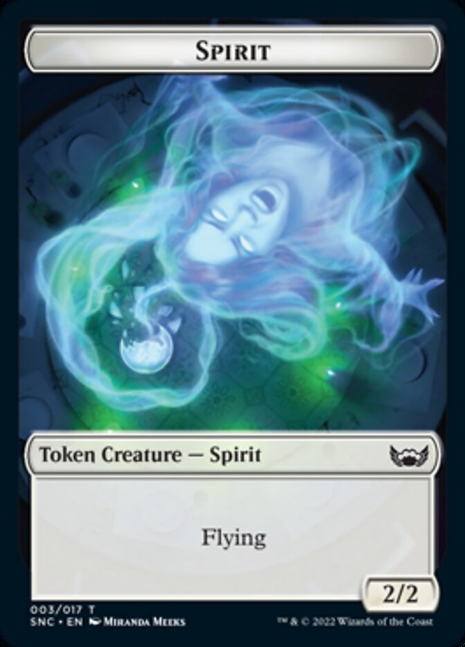 Spirit Token [Streets of New Capenna Tokens] | Shuffle n Cut Hobbies & Games