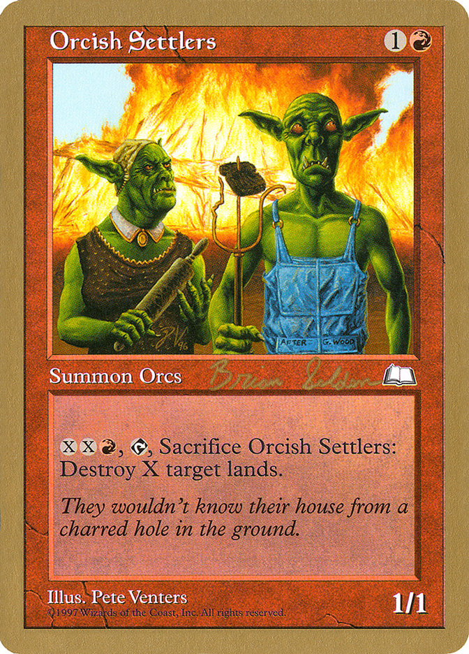 Orcish Settlers (Brian Selden) [World Championship Decks 1998] | Shuffle n Cut Hobbies & Games