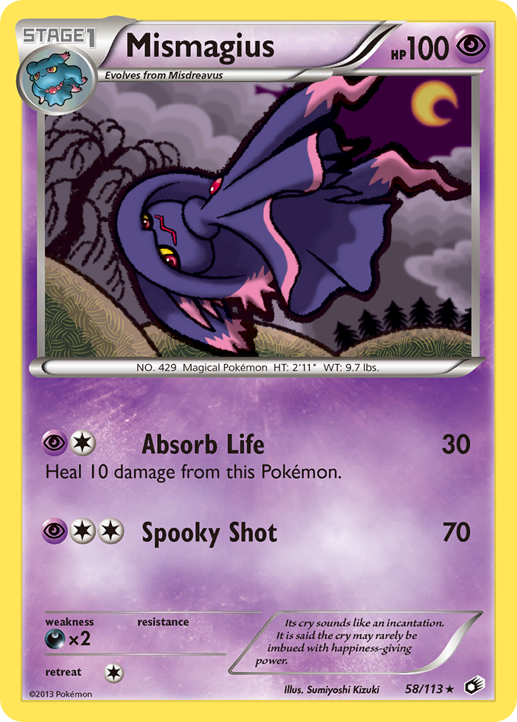 Mismagius (58/113) [Black & White: Legendary Treasures] | Shuffle n Cut Hobbies & Games