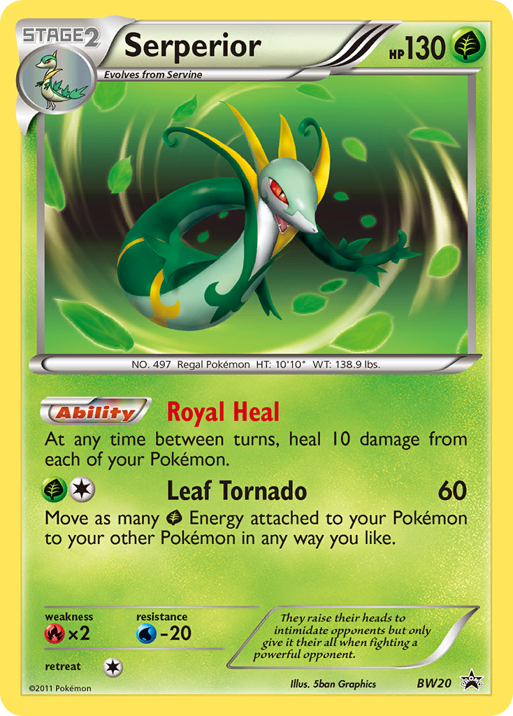 Serperior (BW20) [Black & White: Black Star Promos] | Shuffle n Cut Hobbies & Games