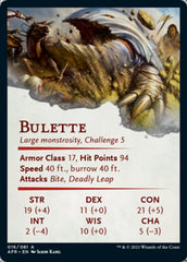 Bulette Art Card (Gold-Stamped Signature) [Dungeons & Dragons: Adventures in the Forgotten Realms Art Series] | Shuffle n Cut Hobbies & Games