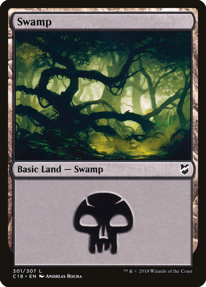 Swamp (301) [Commander 2018] | Shuffle n Cut Hobbies & Games