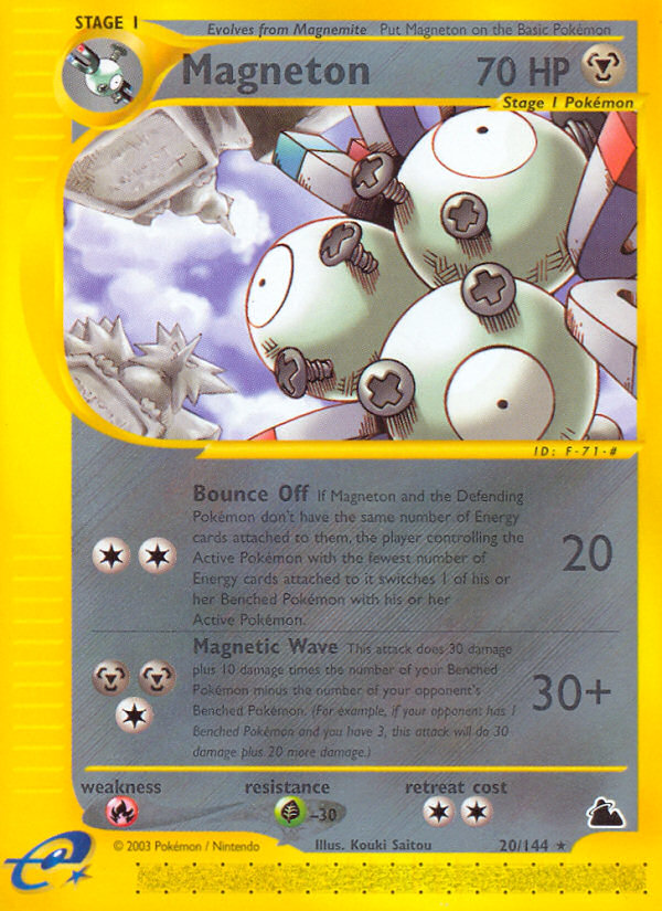 Magneton (20/144) [Skyridge] | Shuffle n Cut Hobbies & Games