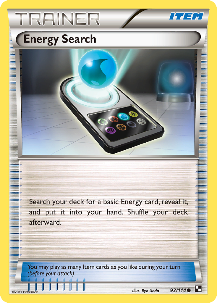 Energy Search (93/114) [Black & White: Base Set] | Shuffle n Cut Hobbies & Games