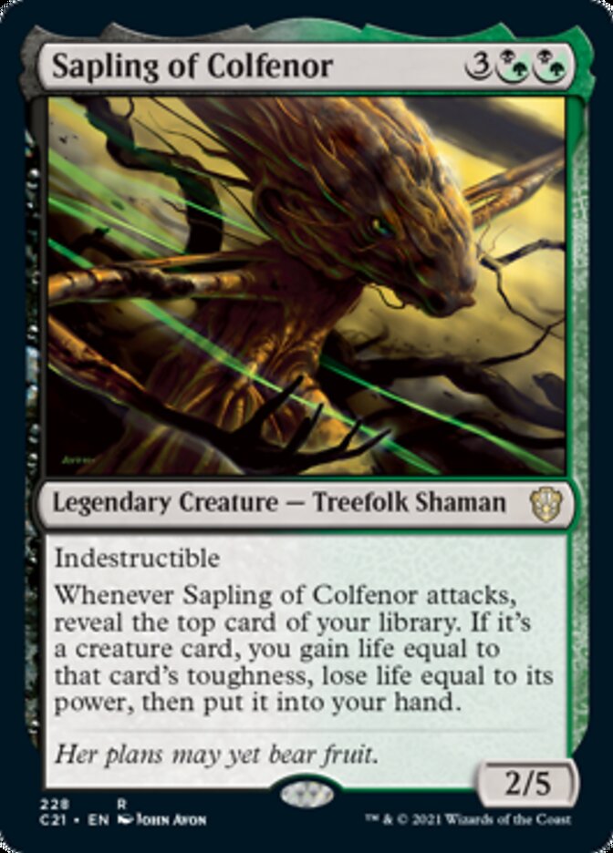 Sapling of Colfenor [Commander 2021] | Shuffle n Cut Hobbies & Games