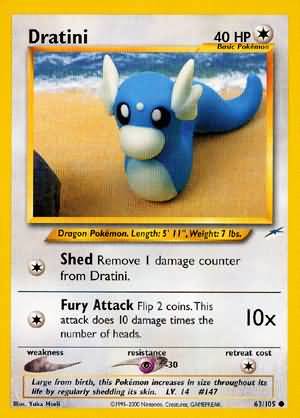 Dratini (63/105) [Neo Destiny Unlimited] | Shuffle n Cut Hobbies & Games