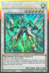 Stardust Charge Warrior [MAGO-EN029] Gold Rare | Shuffle n Cut Hobbies & Games