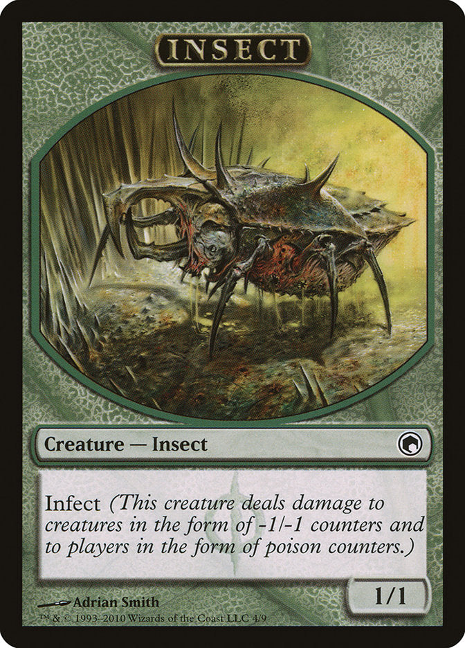 Insect Token [Scars of Mirrodin Tokens] | Shuffle n Cut Hobbies & Games