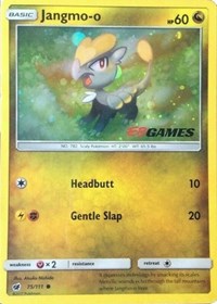 Jangmo-o (75/111) (Cosmos Holo) (EB Games Promo) [Sun & Moon: Crimson Invasion] | Shuffle n Cut Hobbies & Games