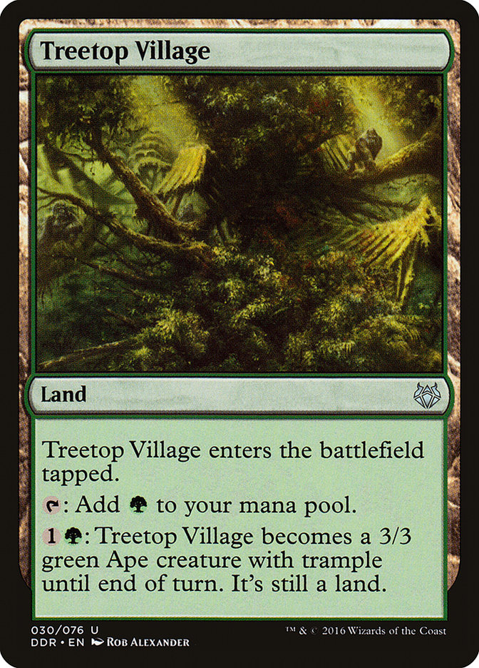 Treetop Village [Duel Decks: Nissa vs. Ob Nixilis] | Shuffle n Cut Hobbies & Games