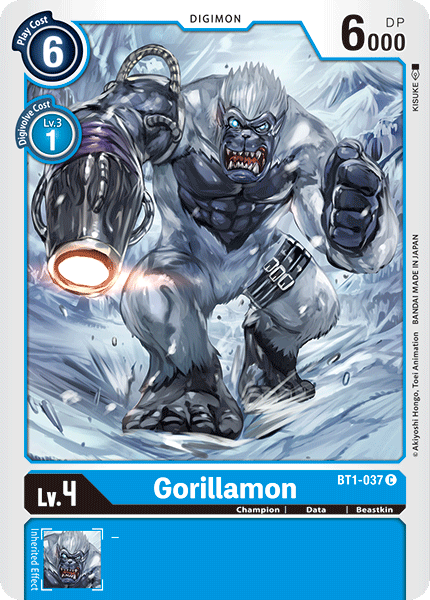 Gorillamon [BT1-037] [Release Special Booster Ver.1.0] | Shuffle n Cut Hobbies & Games