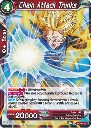 Chain Attack Trunks (Starter Deck - The Extreme Evolution) [SD2-05] | Shuffle n Cut Hobbies & Games
