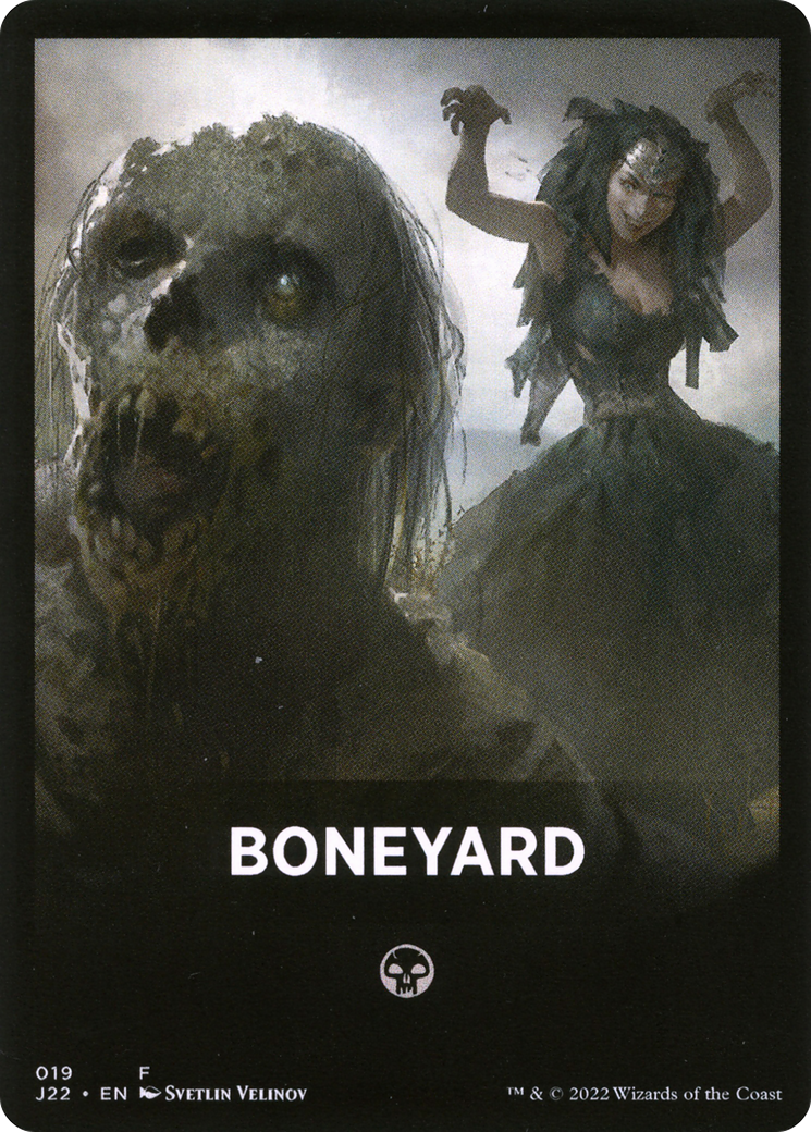 Boneyard Theme Card [Jumpstart 2022 Front Cards] | Shuffle n Cut Hobbies & Games