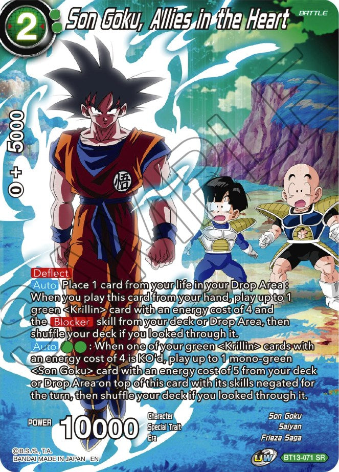 Son Goku, Allies in the Heart (BT13-071) [Theme Selection: History of Son Goku] | Shuffle n Cut Hobbies & Games