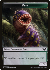 Pest // Jace, Telepath Unbound Emblem Double-Sided Token [Secret Lair: From Cute to Brute Tokens] | Shuffle n Cut Hobbies & Games