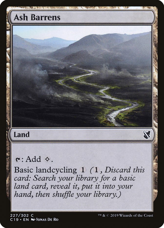 Ash Barrens [Commander 2019] | Shuffle n Cut Hobbies & Games