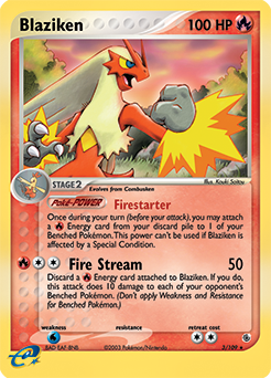 Blaziken (3/109) [EX: Battle Stadium] | Shuffle n Cut Hobbies & Games