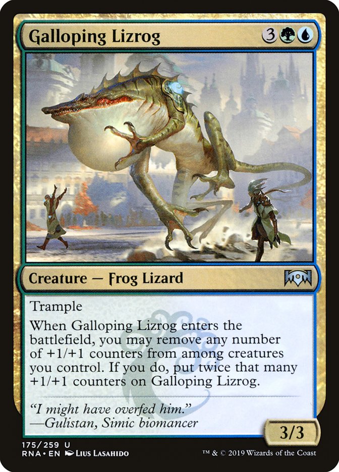 Galloping Lizrog [Ravnica Allegiance] | Shuffle n Cut Hobbies & Games