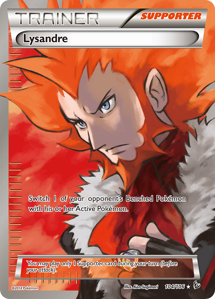 Lysandre (104/106) [XY: Flashfire] | Shuffle n Cut Hobbies & Games