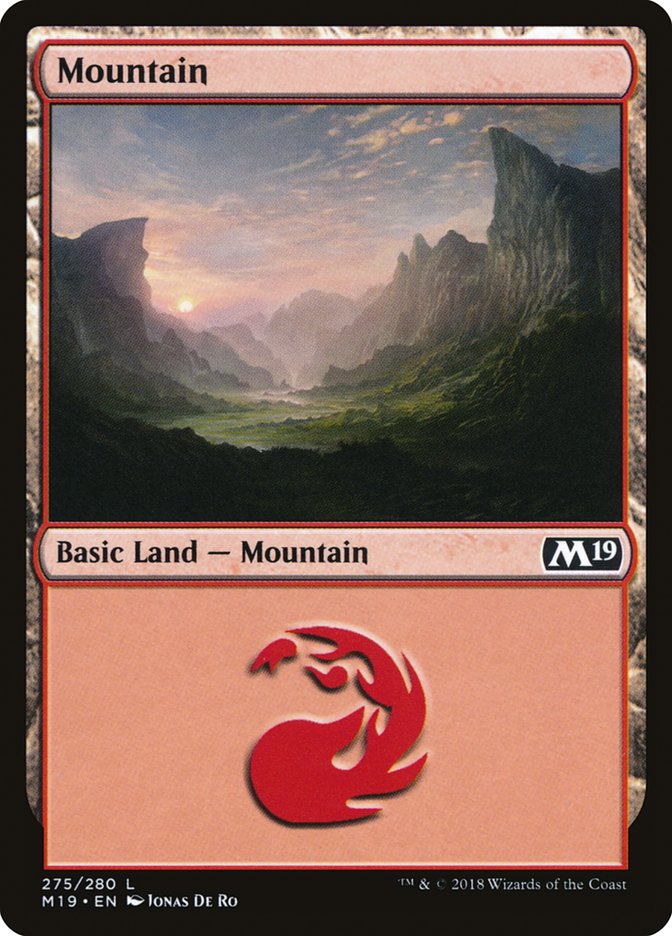 Mountain (275) [Core Set 2019] | Shuffle n Cut Hobbies & Games