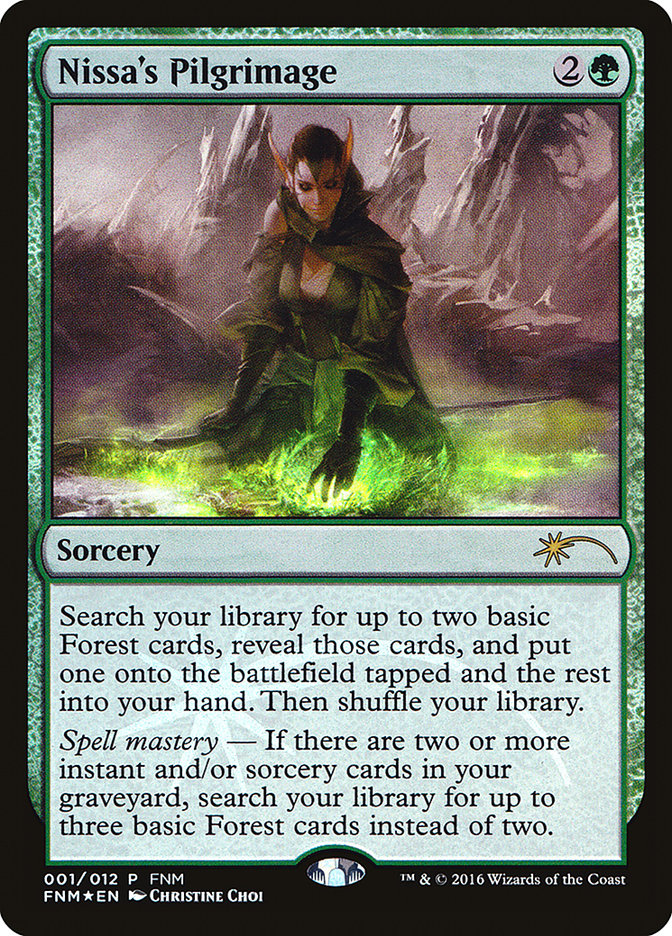 Nissa's Pilgrimage [Friday Night Magic 2016] | Shuffle n Cut Hobbies & Games