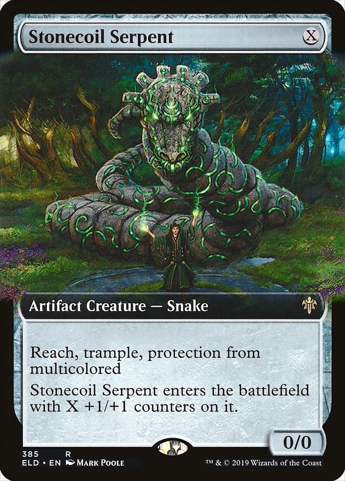 Stonecoil Serpent (Extended Art) [Throne of Eldraine] | Shuffle n Cut Hobbies & Games