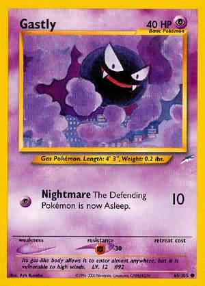 Gastly (65/105) [Neo Destiny Unlimited] | Shuffle n Cut Hobbies & Games