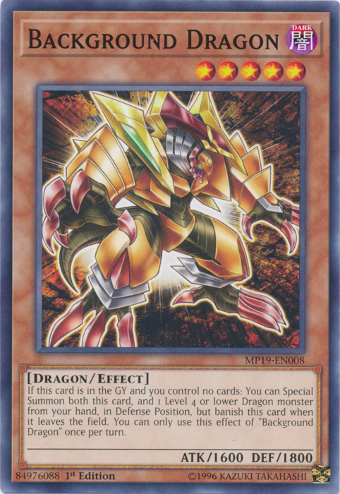 Background Dragon [MP19-EN008] Common | Shuffle n Cut Hobbies & Games