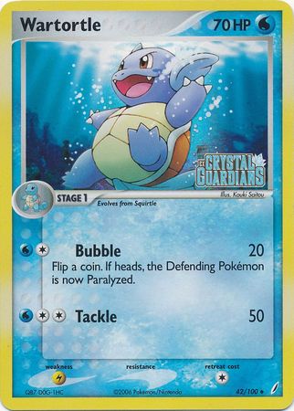 Wartortle (42/100) (Stamped) [EX: Crystal Guardians] | Shuffle n Cut Hobbies & Games