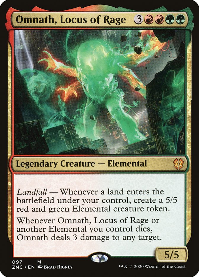 Omnath, Locus of Rage [Zendikar Rising Commander] | Shuffle n Cut Hobbies & Games