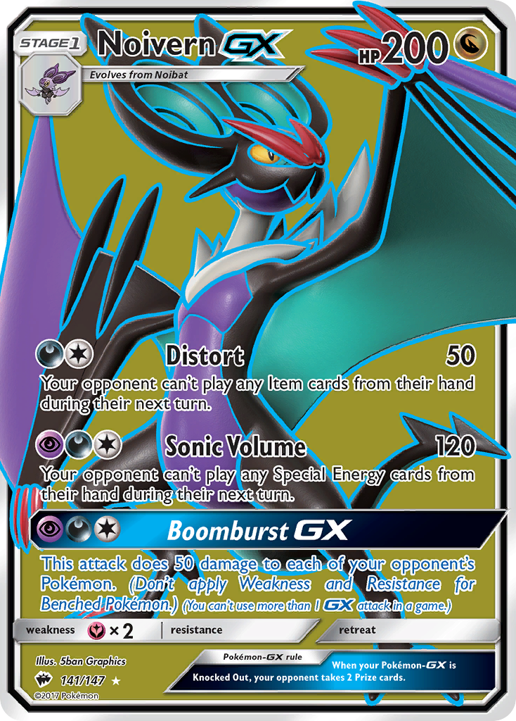 Noivern GX (141/147) [Sun & Moon: Burning Shadows] | Shuffle n Cut Hobbies & Games