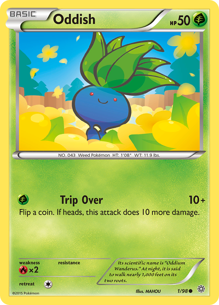 Oddish (1/98) [XY: Ancient Origins] | Shuffle n Cut Hobbies & Games