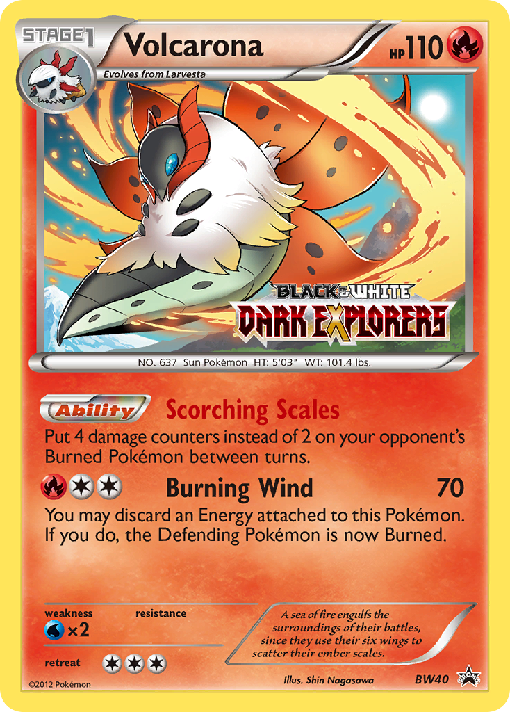 Volcarona (BW40) [Black & White: Black Star Promos] | Shuffle n Cut Hobbies & Games