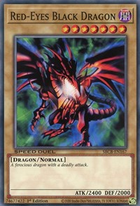 Red-Eyes Black Dragon [SBCB-EN167] Common | Shuffle n Cut Hobbies & Games