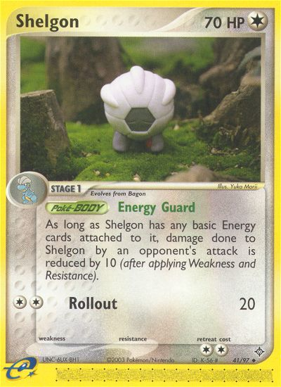 Shelgon (41/97) [EX: Dragon] | Shuffle n Cut Hobbies & Games