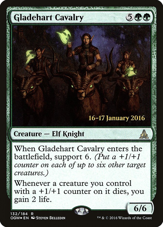 Gladehart Cavalry [Oath of the Gatewatch Prerelease Promos] | Shuffle n Cut Hobbies & Games