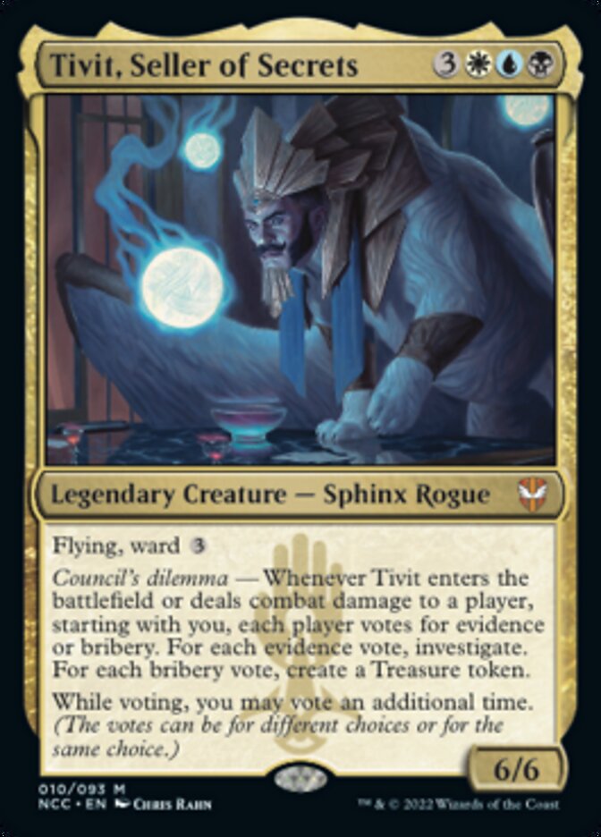 Tivit, Seller of Secrets [Streets of New Capenna Commander] | Shuffle n Cut Hobbies & Games