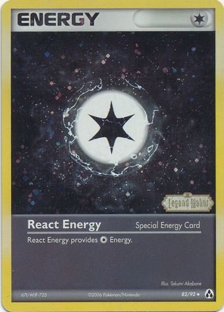 React Energy (82/92) (Stamped) [EX: Legend Maker] | Shuffle n Cut Hobbies & Games